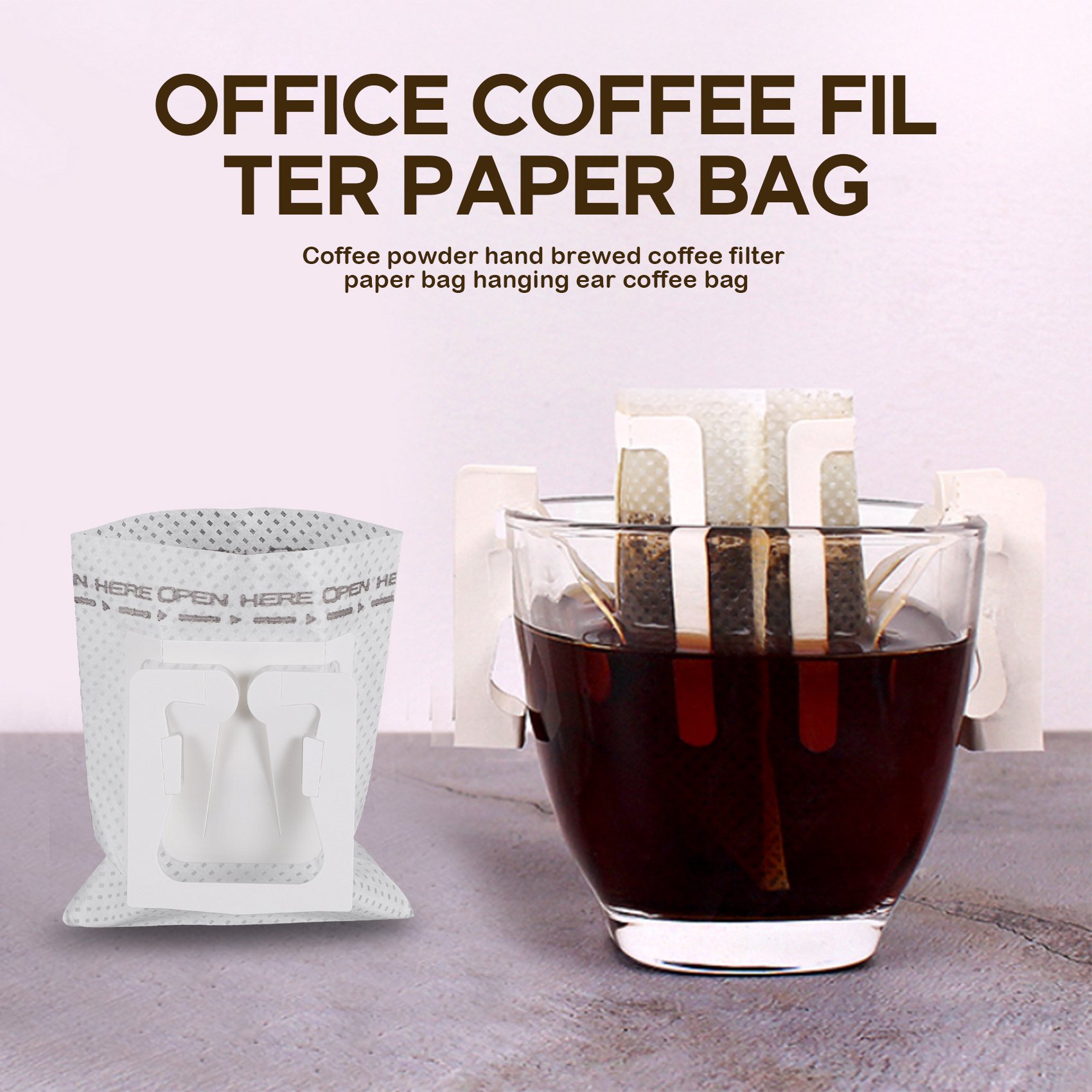 50Pcs / Pack Drip Coffee Filte - đánh giá và giá Tool Bag