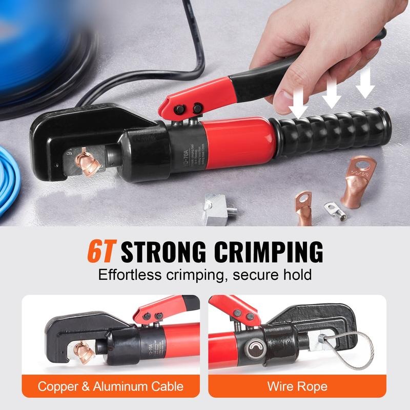 Hydraulic Crimping Tool with 9 - đánh giá và giá Tool Set