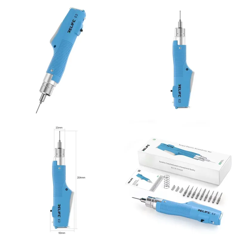 RELIFE E2 Torque Electric Scre - đánh giá và giá Screwdriver Set