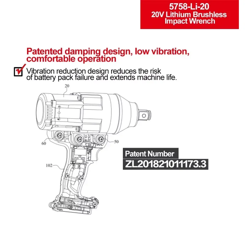 Devon 20V large torque three t - đánh giá và giá Wrench Set