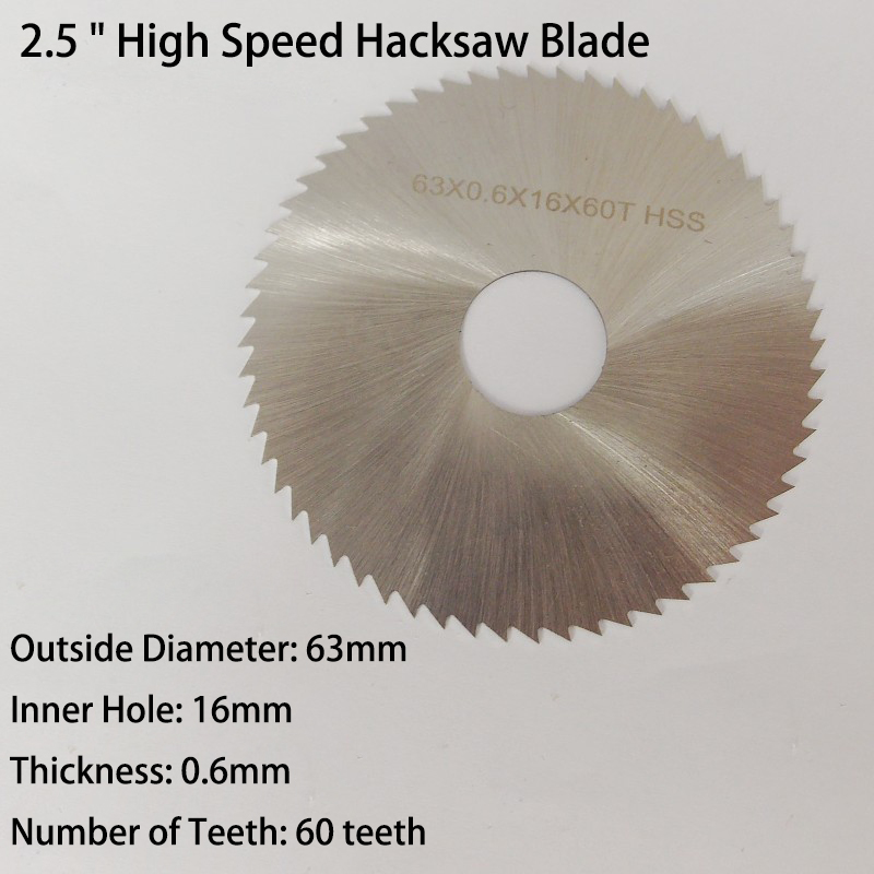 2.5Inch 63Mm Hợp Kim Tốc Độ Ca - đánh giá và giá Hacksaw
