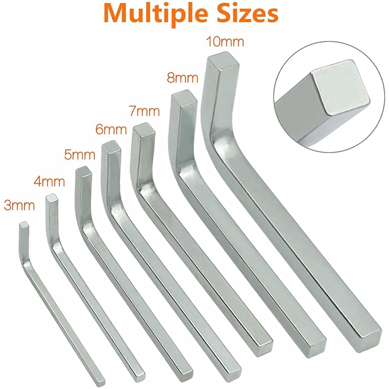 7Pcs Square Head Wrench Set L  - đánh giá và giá Screwdriver Set
