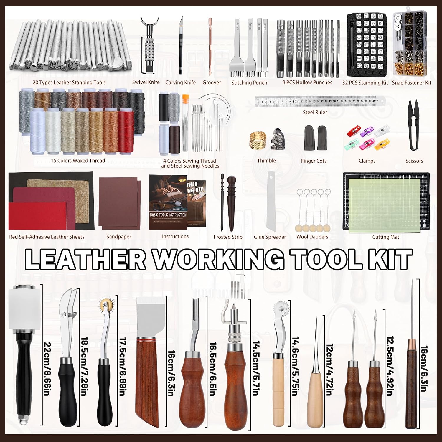 Leather Working Kit, Leather W - đánh giá và giá Tool Bag